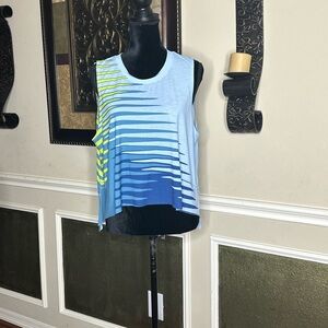 Free People Movement Flowing Crop Top | Light Blue | Size M